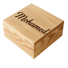 Lattafa Khamrah + Custom Engraved Box