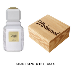 VIOLET MUSC + Custom Engraved Box