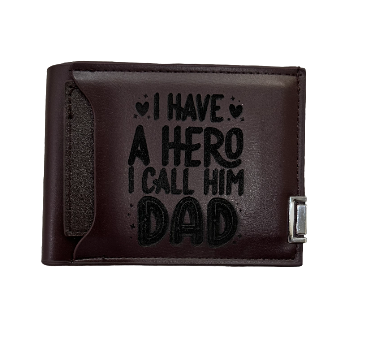 Custom Engraved Wallet Brown - Mojood