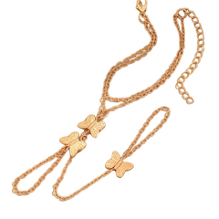 Butterfly Blossom Hand Chain - Mojood