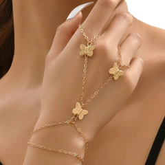 Butterfly Blossom Hand Chain - Mojood