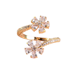 Feminine Floral Ring - Mojood