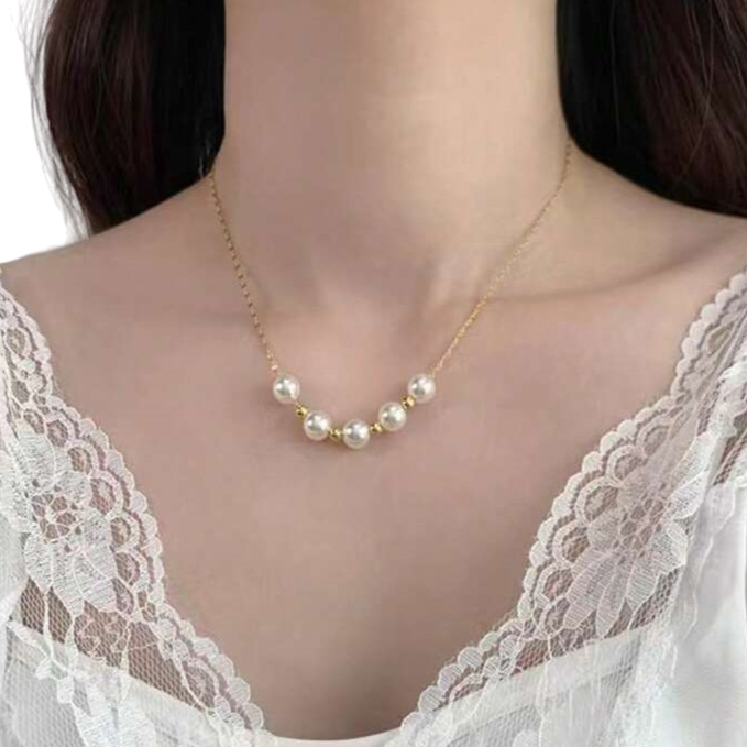 Quintet Bead Necklace - Mojood