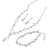 Flowerful Necklace Bracelet Set - Mojood