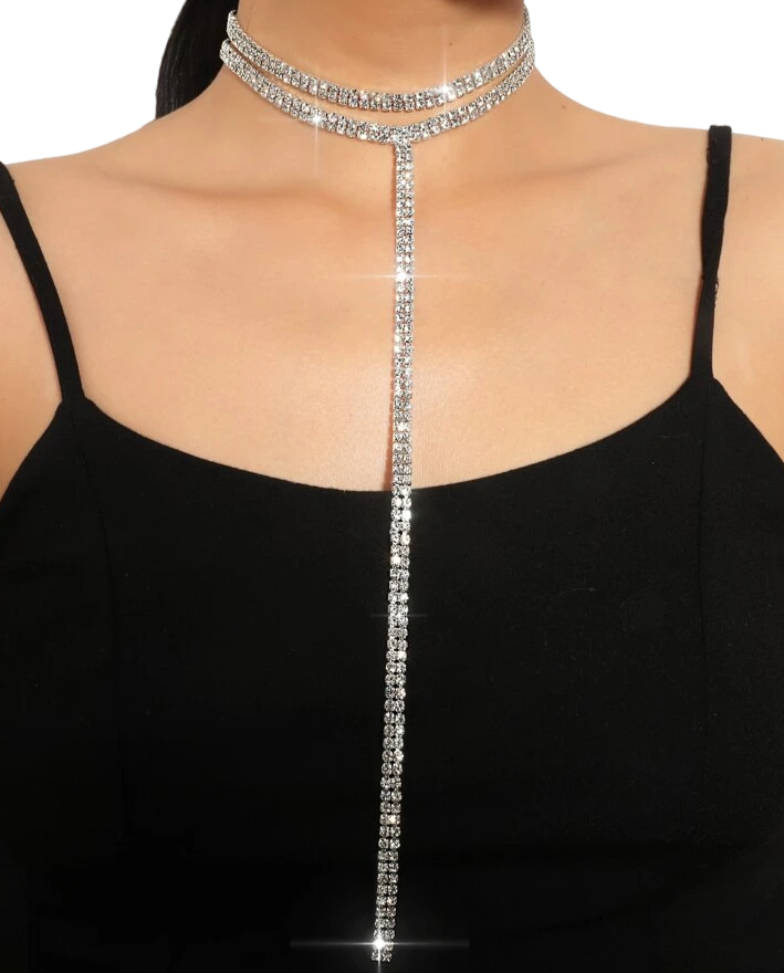 Glossy Cascade Necklace - Mojood
