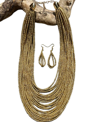 Golden Layers Necklace - Mojood