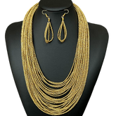Golden Layers Necklace - Mojood