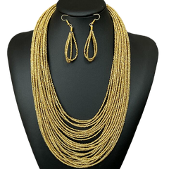 Golden Layers Necklace - Mojood