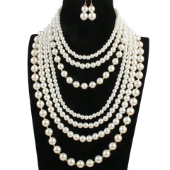 Cascading Layer Necklace - Mojood