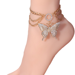 Butterfly Foot Charm - Mojood