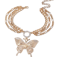 Butterfly Foot Charm - Mojood
