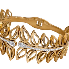 Leafy Elegance Bracelet - Mojood