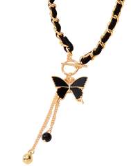 Butterfly Gem Necklace - Mojood
