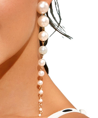 Elegant Pearl Earrings - Mojood