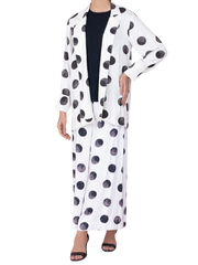 Almirah Black & White Viscose 2 Piece Stitched