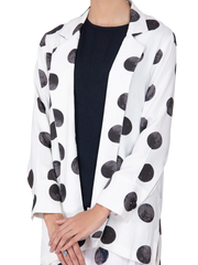 Almirah Black & White Viscose 2 Piece Stitched