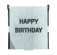 Black Custom Engraved Wallet With Gift Box