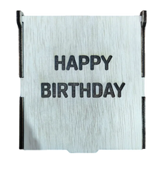 Custom Engraved Brown and Black Wallet