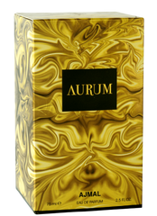 Ajmal AURUM + Custom Engraved Wooden Gift Box