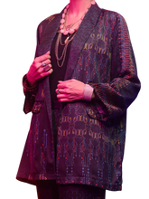 Almirah Charcoal Satin 2 Piece Stitched