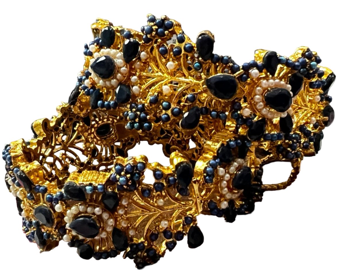 Starry Night Blue Bangles - Mojood