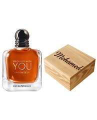 Emporio STRONGER WITH YOU INTENSELY EDP + Custom Wooden Gift Box