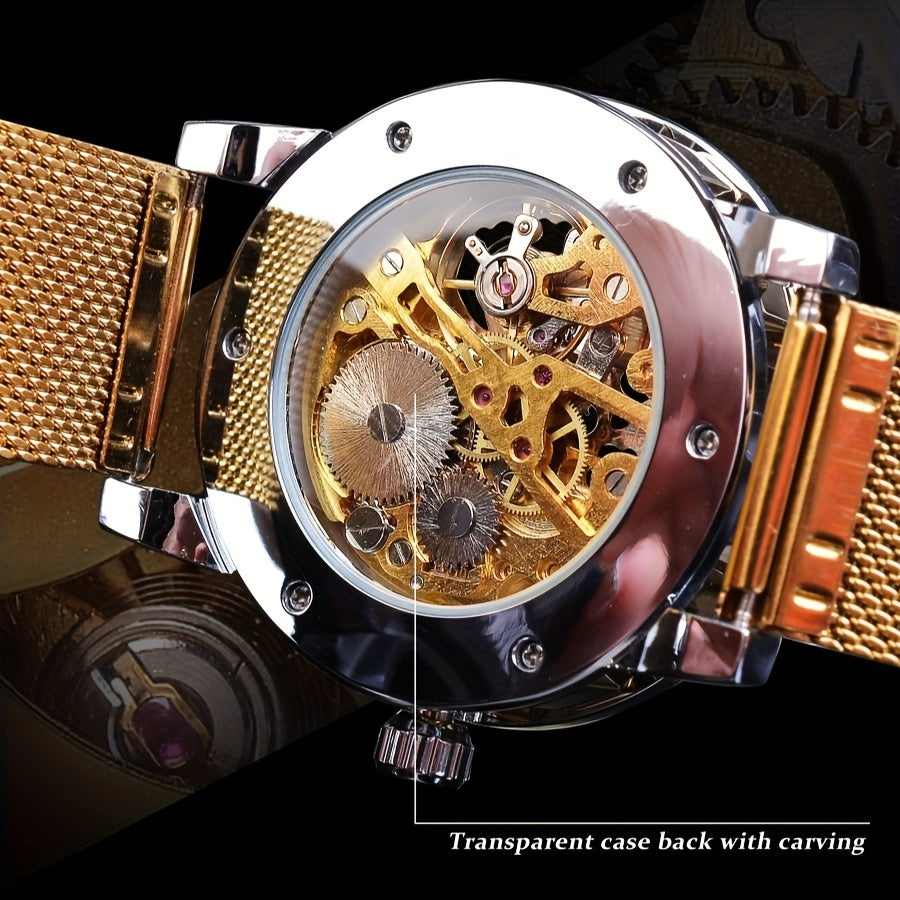 Binbond Men's Mechanical Watch, Rhinestone - Mojood