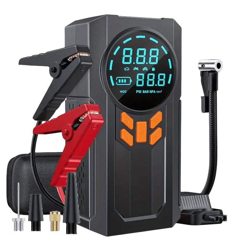 12V Portable Car Jump Starter With Power Bank 8800Mah Capacity - Mojood