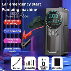 12V Portable Car Jump Starter With Power Bank 8800Mah Capacity - Mojood