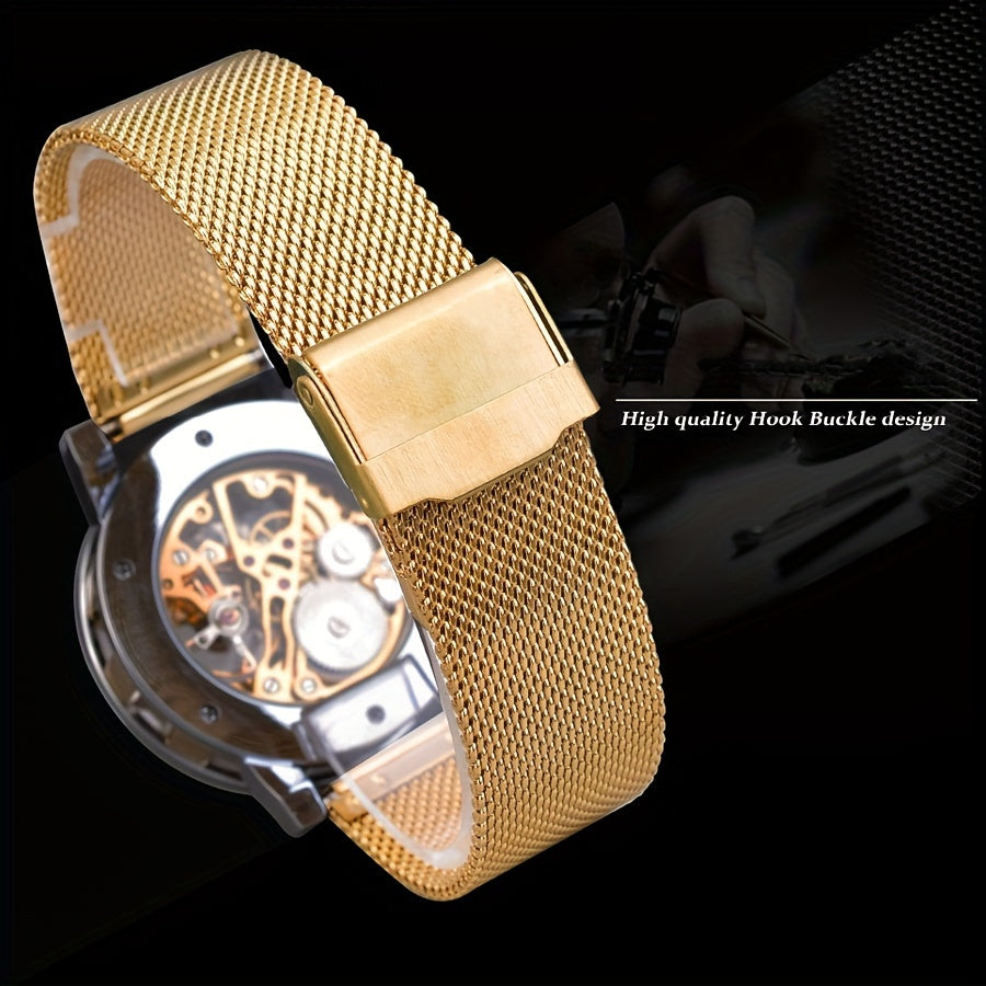 Binbond Men's Mechanical Watch, Rhinestone - Mojood