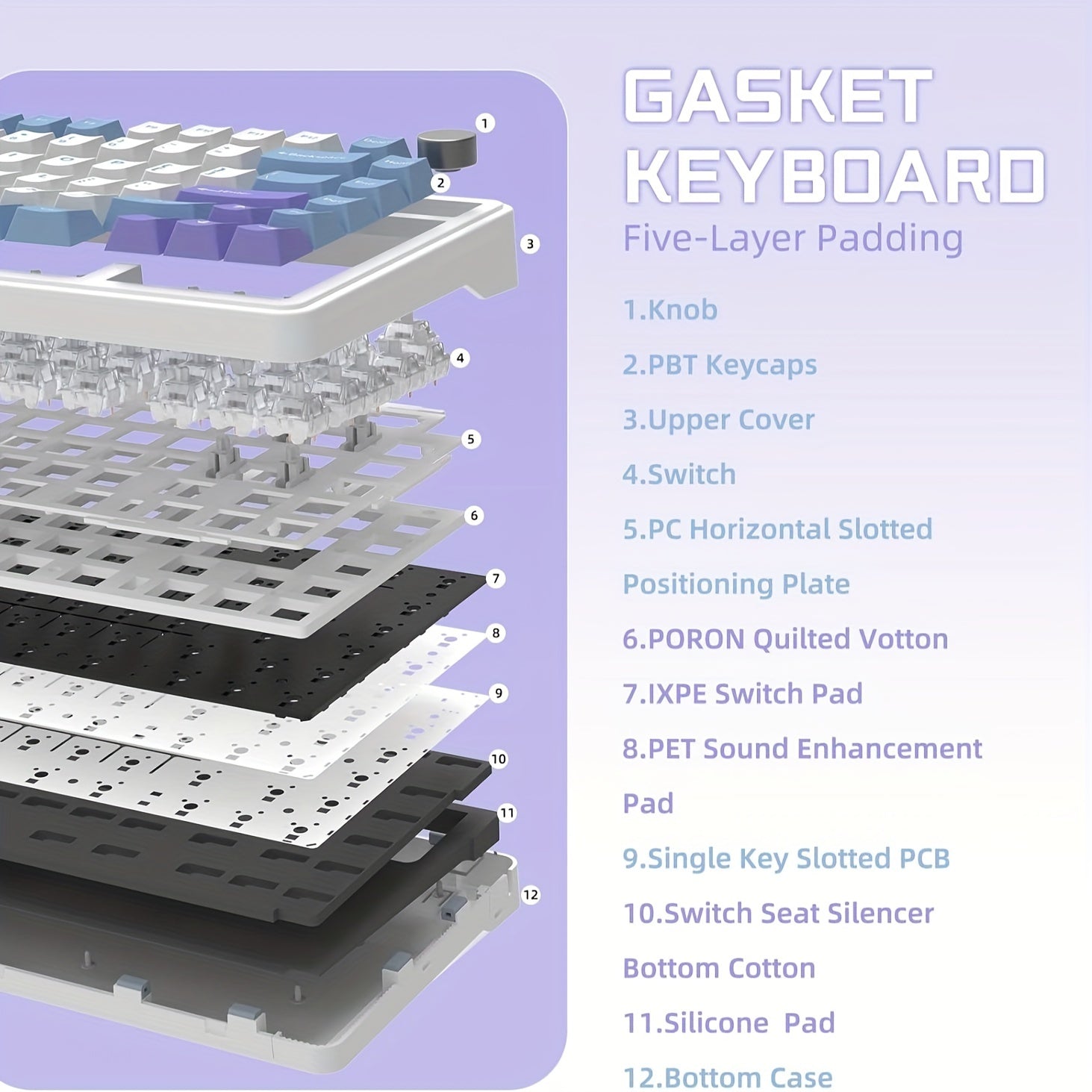 ATTACK SHARK X85 Compact Mechanical Gaming Keyboard - Mojood