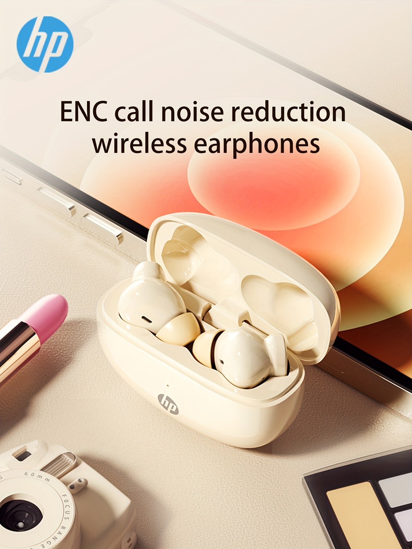 HP Wireless Headphones ENC Noise Cancelling Earbuds - Mojood