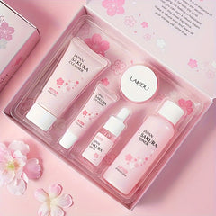 Sakura Skin Care Se 5-in-1: Serum, Cleanser, Eye Serum, Cream, Toner