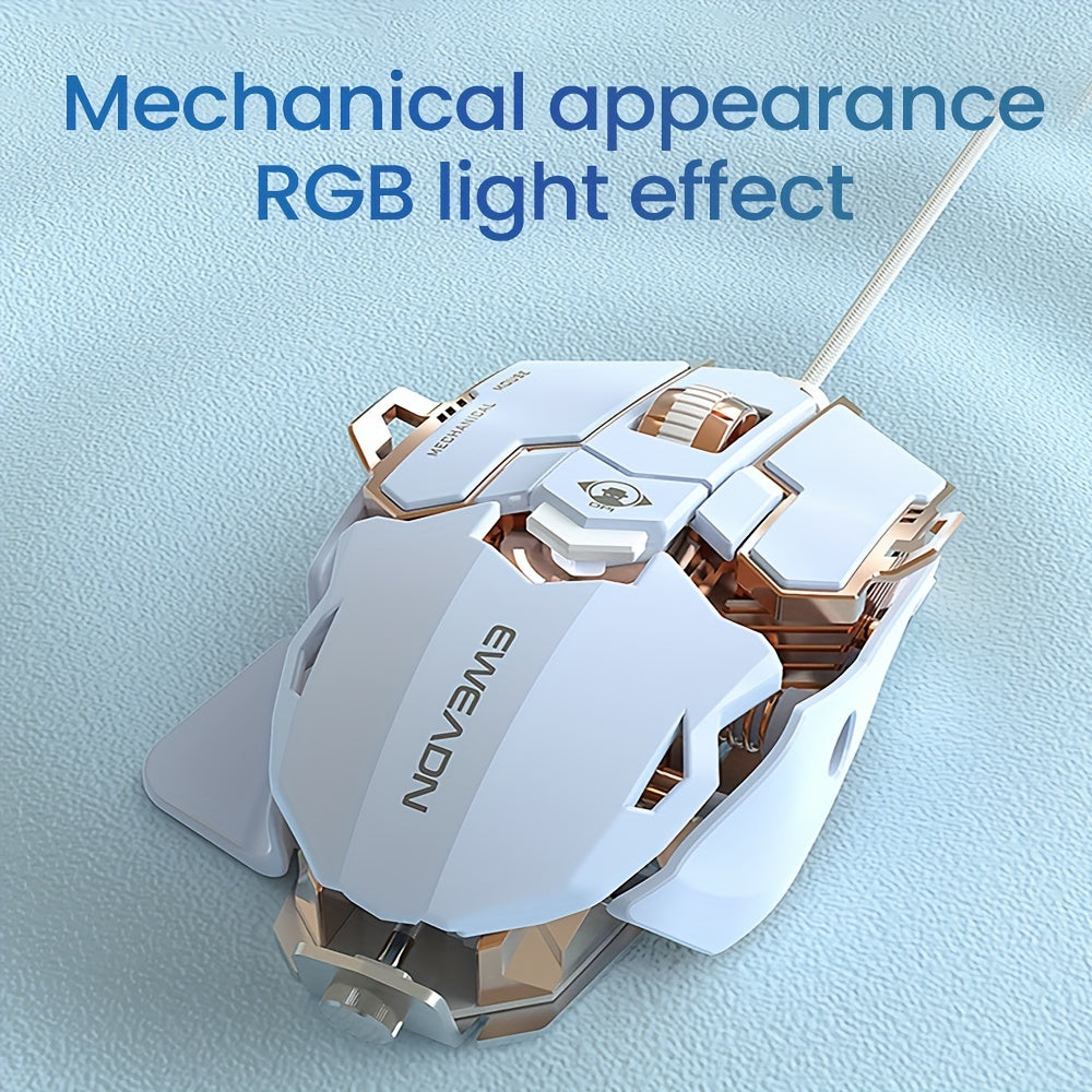 EWEADN G5 USB Wired Gaming Mouse : Silent &audible