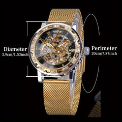 Binbond Men's Mechanical Watch, Rhinestone - Mojood