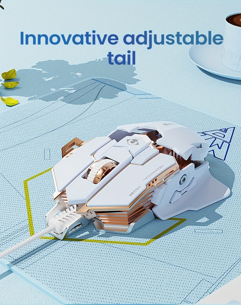EWEADN G5 USB Wired Gaming Mouse : Silent &audible
