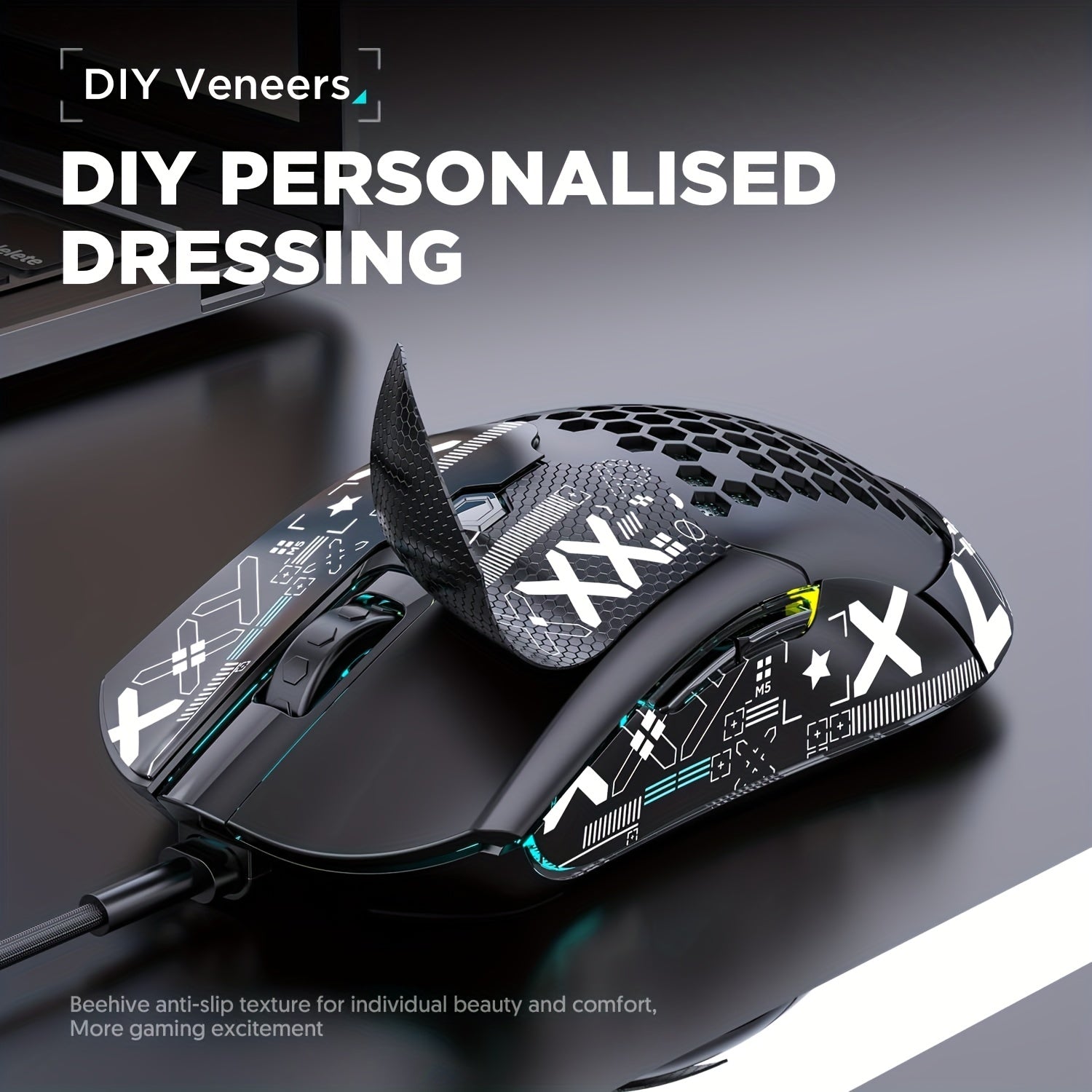 M5 Ultralight Wired Gaming Mouse - Mojood
