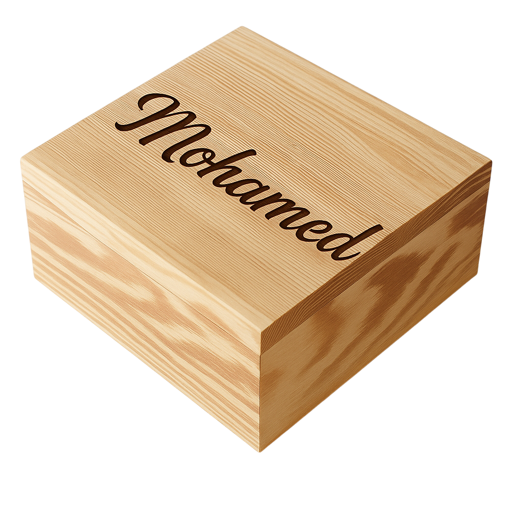 Raindrops + Custom Engraved Box