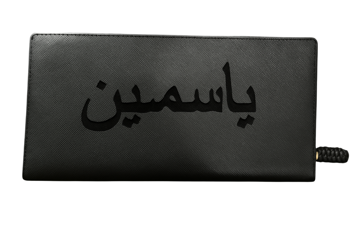 Custom Black Women Purse With Gift Box
