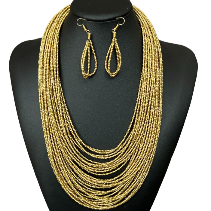 Golden Layers Necklace - Mojood