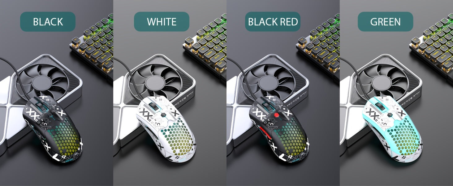 M5 Ultralight Wired Gaming Mouse - Mojood