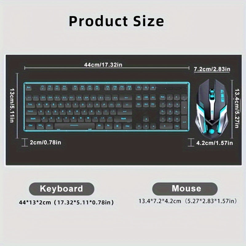 EWEADN BT & 2.4G Wireless Gaming Keyboard and Mouse Combo