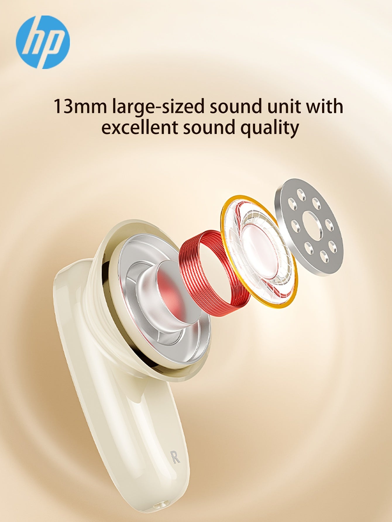 HP Wireless Headphones ENC Noise Cancelling Earbuds - Mojood