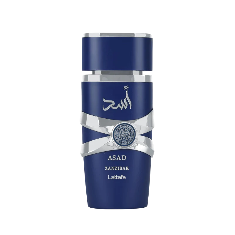 Asad Zanzibar By Lattafa EDP 100ml for Men + Custom Engraved Gift Box