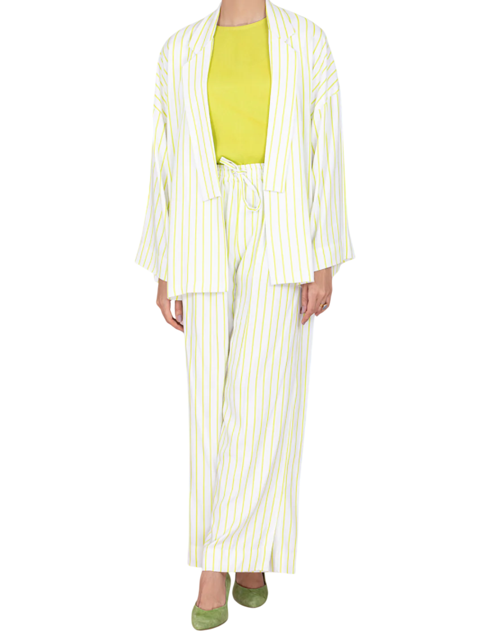 Almirah Lemon Viscose 2 Piece Stitched