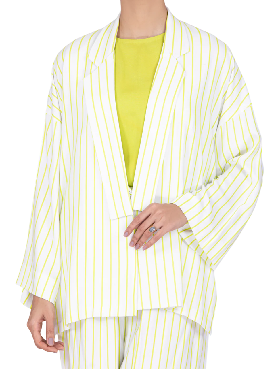 Almirah Lemon Viscose 2 Piece Stitched